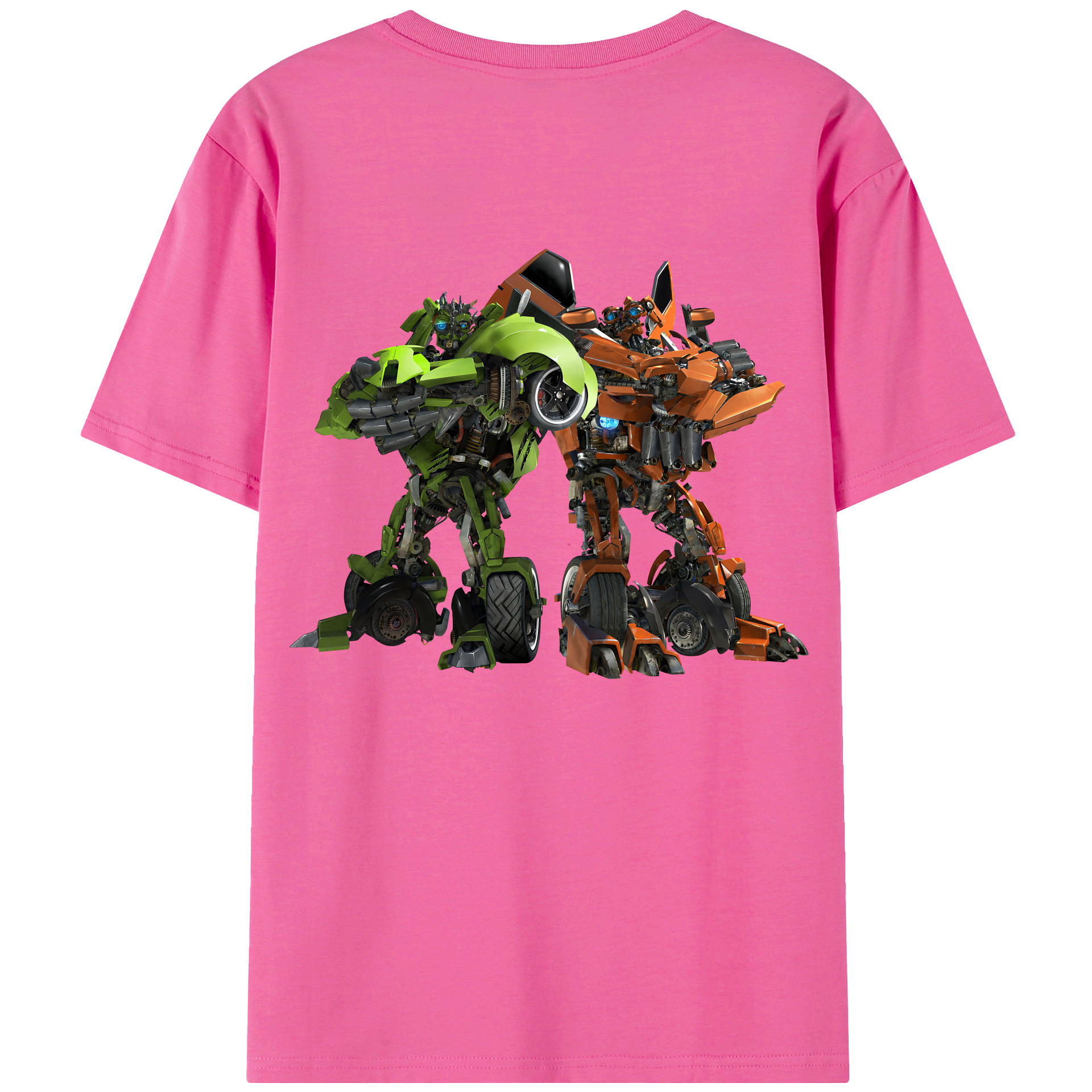 （画像用） Transformers トランスフォーマー レディース半袖Tシャツ(バックプリント)